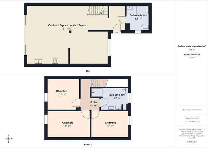 Hébergement de vacances 350m De La - Maison Avec Jardin Et Jacuzzi Pour 8 Saint-Vincent-sur-Jard
